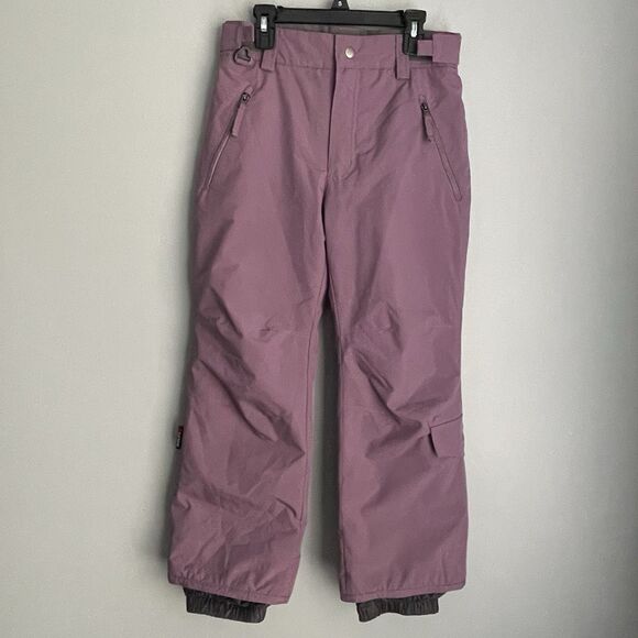 Turbine Ski Snow Pants GIRLS YOUTH Small Plum Winter Insulated Snowboarding - Picture 1 of 16